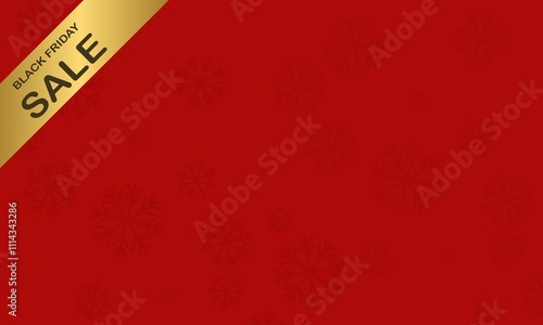 Black Friday lettering onred background for sale day after Thanksgiving of christ and start of merry Christmas shopping season concept.