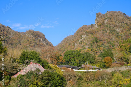 茨城県大子町、奥久慈の山間集落