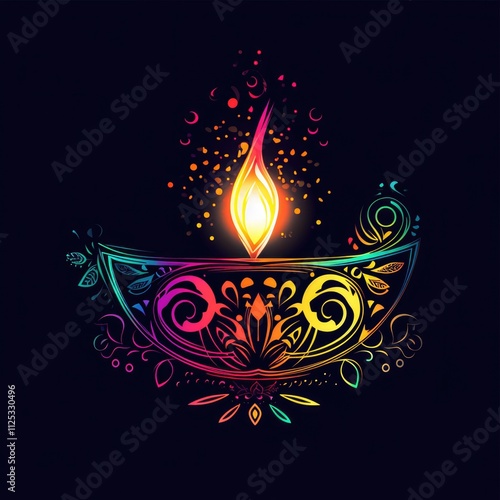 Traditional Diwali Diya Lantern: A Festive Celebration of Light and Culture