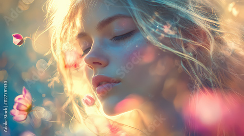 Stunning radiance overlays for grandeur and brilliance in beautiful sunlight and light leaks. Ebullience. Illustration