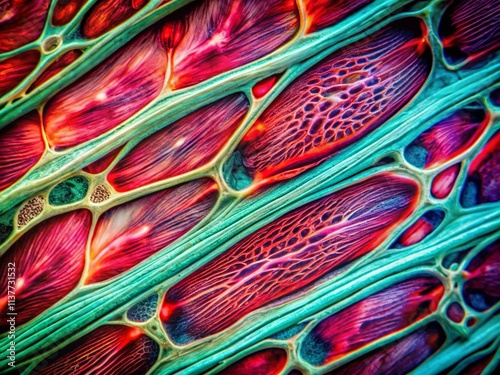 Muscle Fiber Diagram: Microscopic Anatomy of Skeletal Muscle Tissue - High Resolution Photo