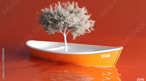 Orange Boat, White Tree, Red Water: A 2046 Vision